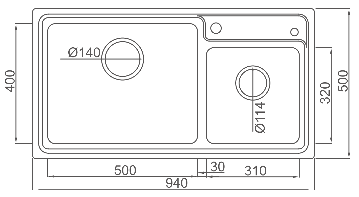 帕布洛不锈钢水槽DNP920AA